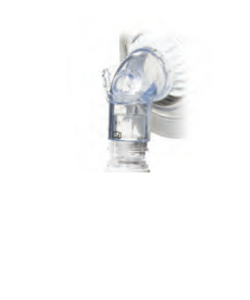 Pièce d'expiration courbée Philips avec valve d'expiration pour FitLife & FitLife SE
