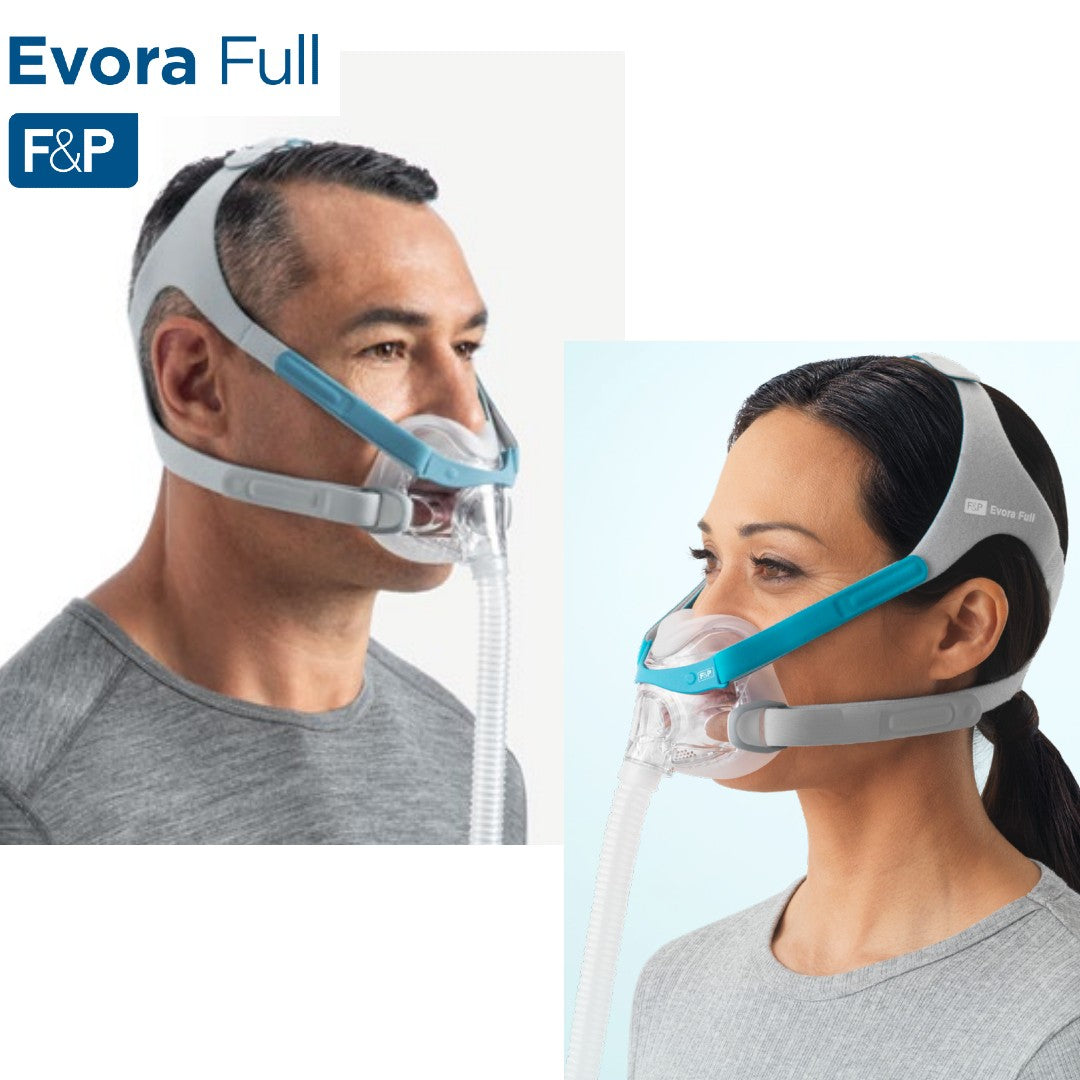 Fisher & Paykel Evora Vollgesichtsmaske - Full Face CPAP Schlaftherapie Maske - Fitpack inkl. alle 3 Größen